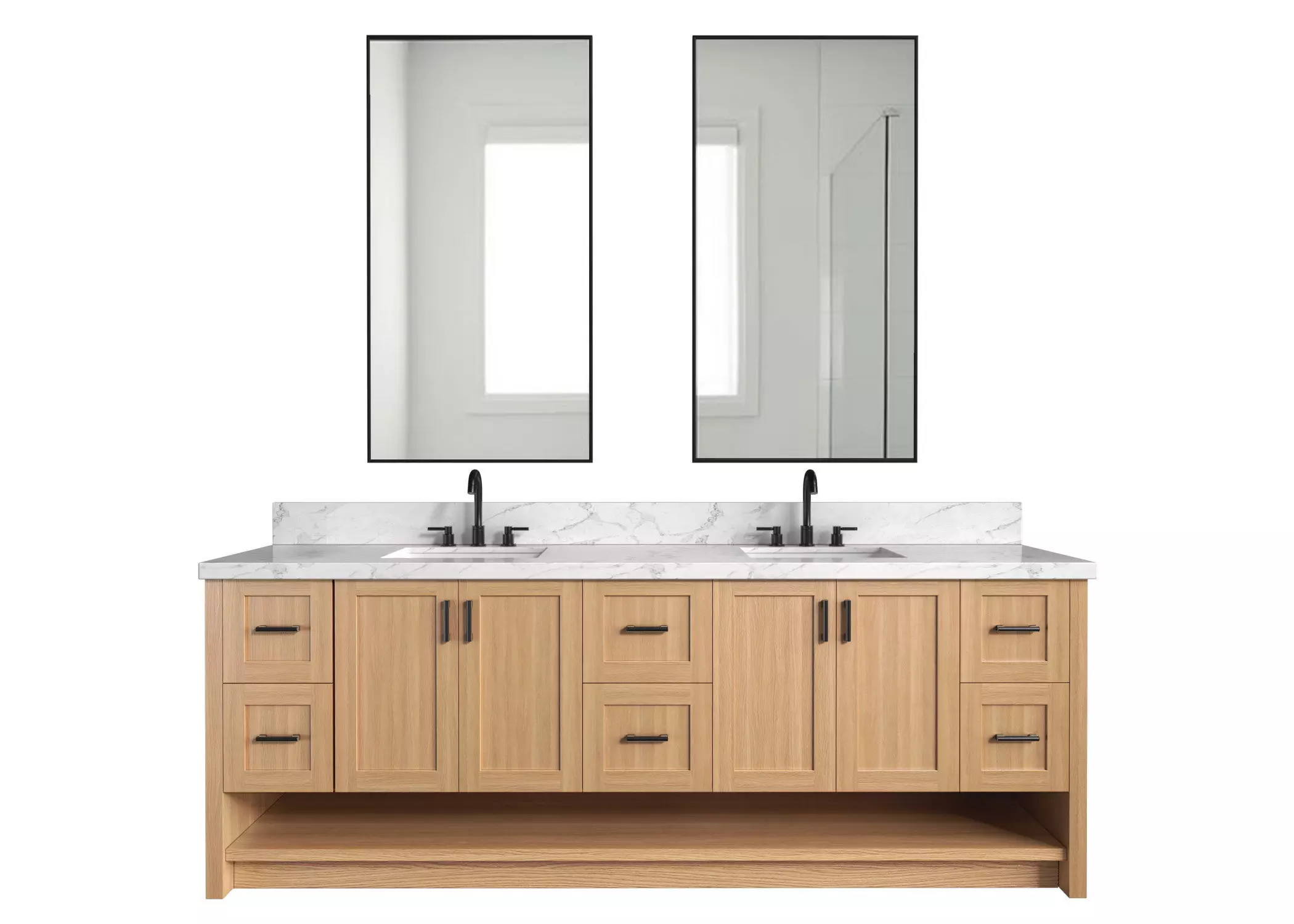 Washbasin Cabinet Bathroom furniture 3D model_0