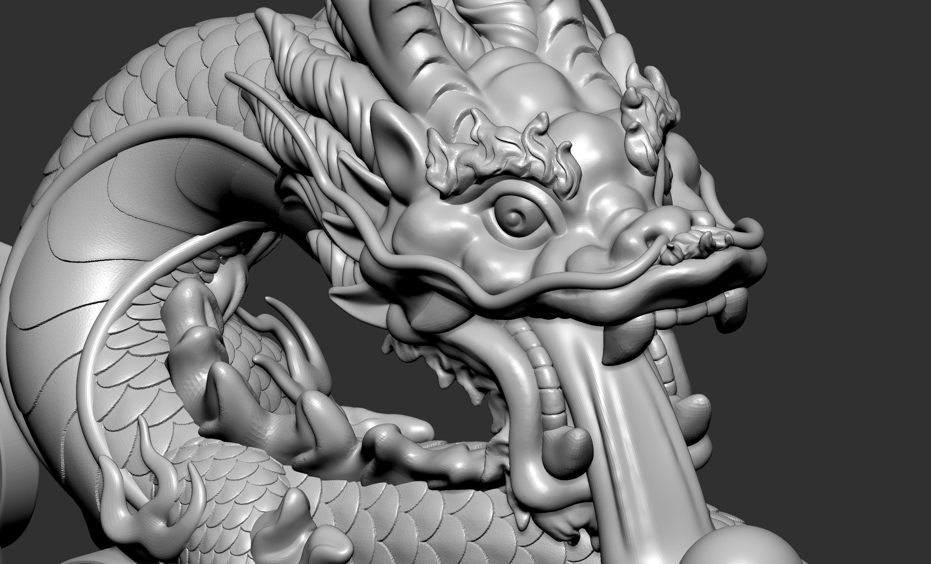 Dragon Decoration 3D model_8