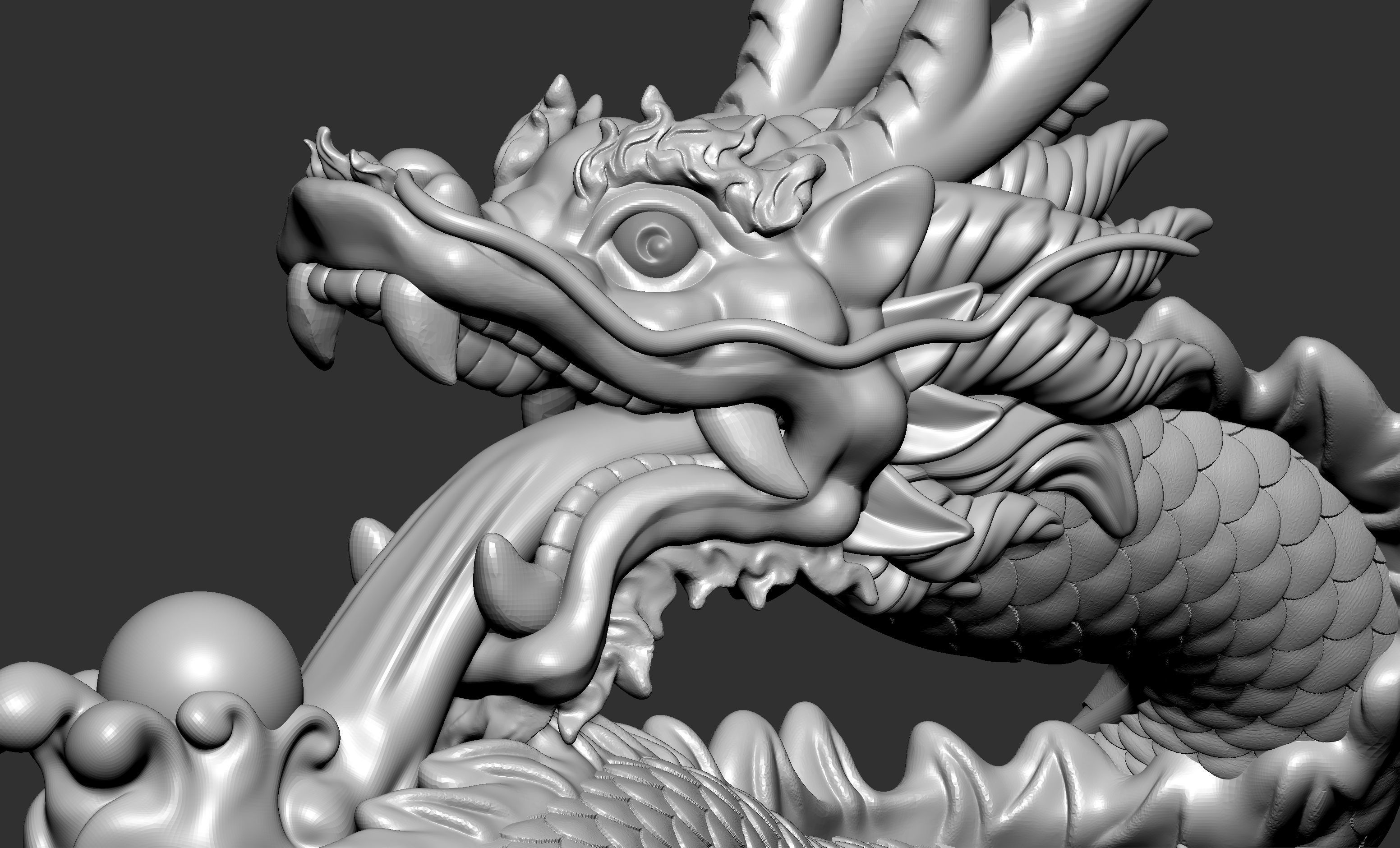 Dragon Decoration 3D model_7