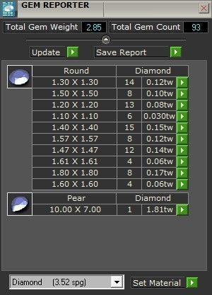 Pear stone With Daimond Ring 3D printable Model 3D print mode 3D print model_10