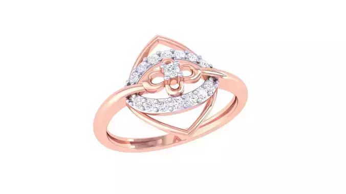 Women Wedding Ring 3dm STL OBJ FBX Renders Details