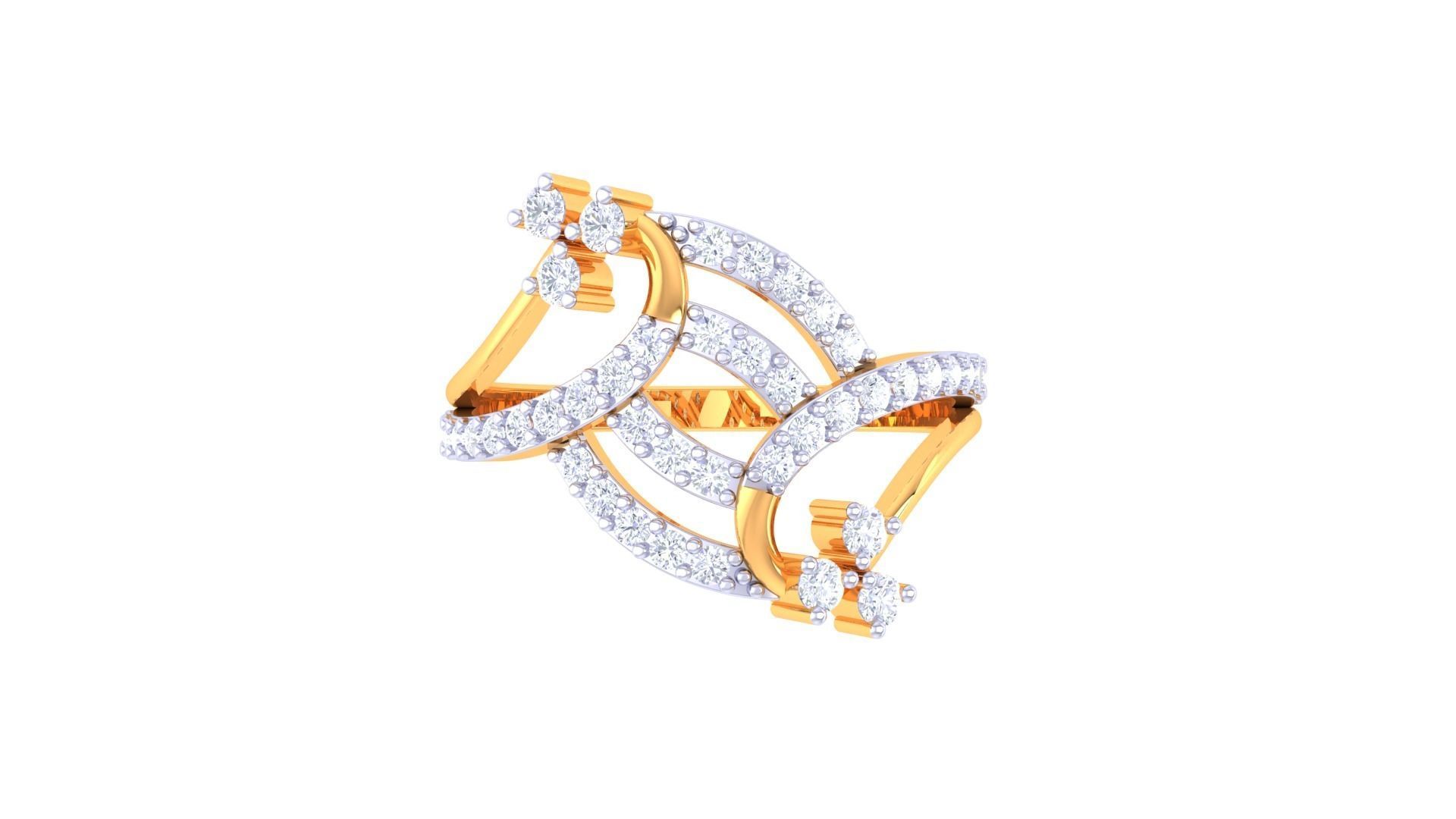 Women Wedding Ring 3dm STL OBJ FBX Renders Details 3D print model_3