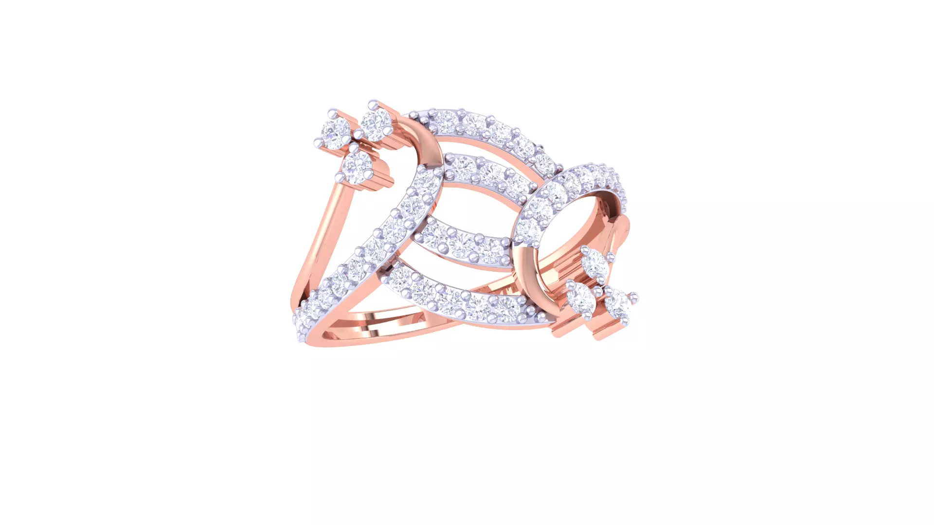 Women Wedding Ring 3dm STL OBJ FBX Renders Details 3D print model_0