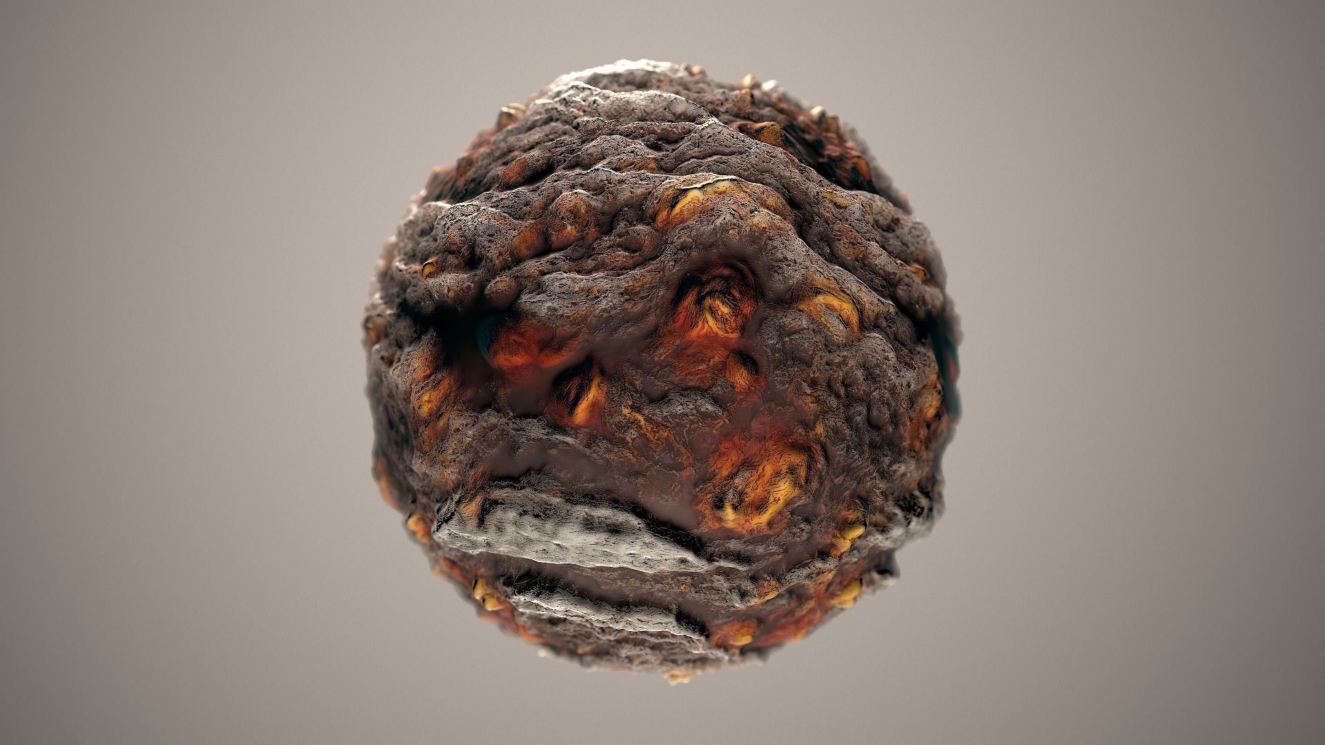 10 Materials Lava Seamless PBR Volume 1 Texture_3
