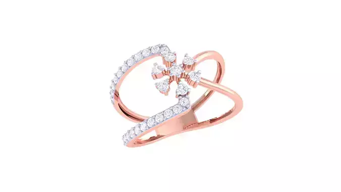 Women Wedding Ring 3dm STL OBJ FBX Renders Details