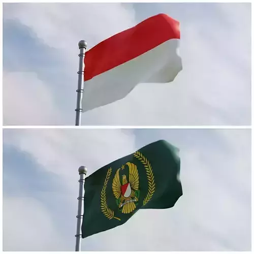 Animated Indonesia Flags