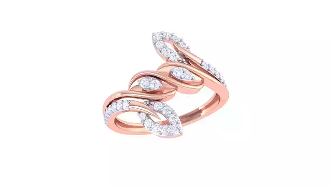 Women Wedding Ring 3dm STL OBJ FBX Renders Details