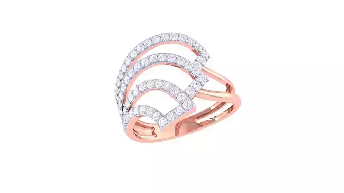 Women Wedding Ring 3dm STL OBJ FBX Renders Details