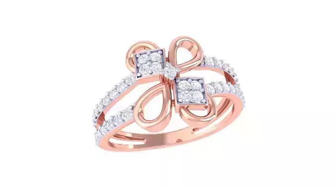Women Wedding Ring 3dm STL OBJ FBX Renders Details