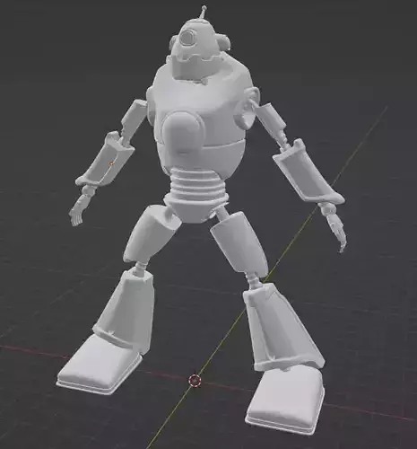 Simple Robot Model Free 3D model