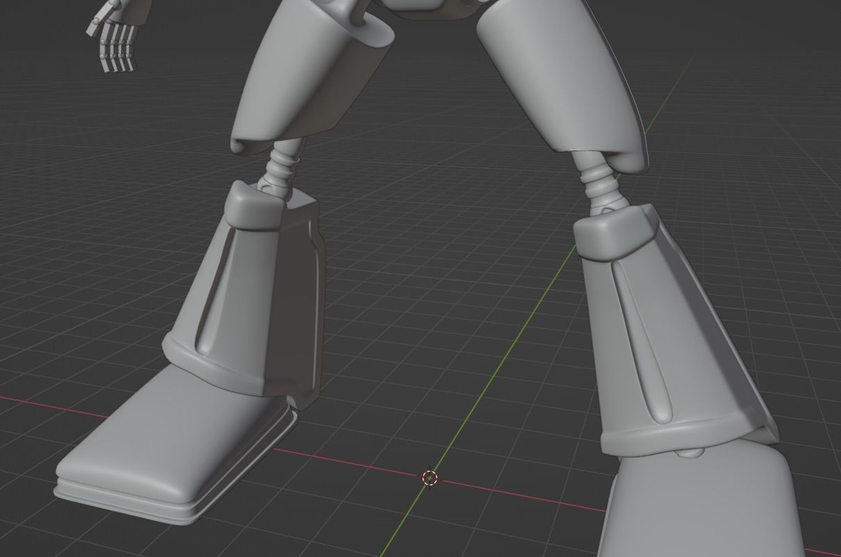 Simple Robot Model Free 3D model_5