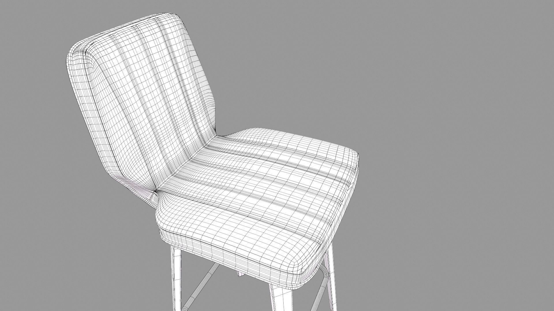 Swivel Bar Stool 3D model_27