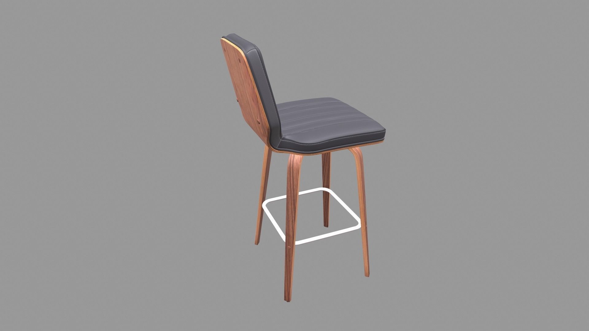 Swivel Bar Stool 3D model_6