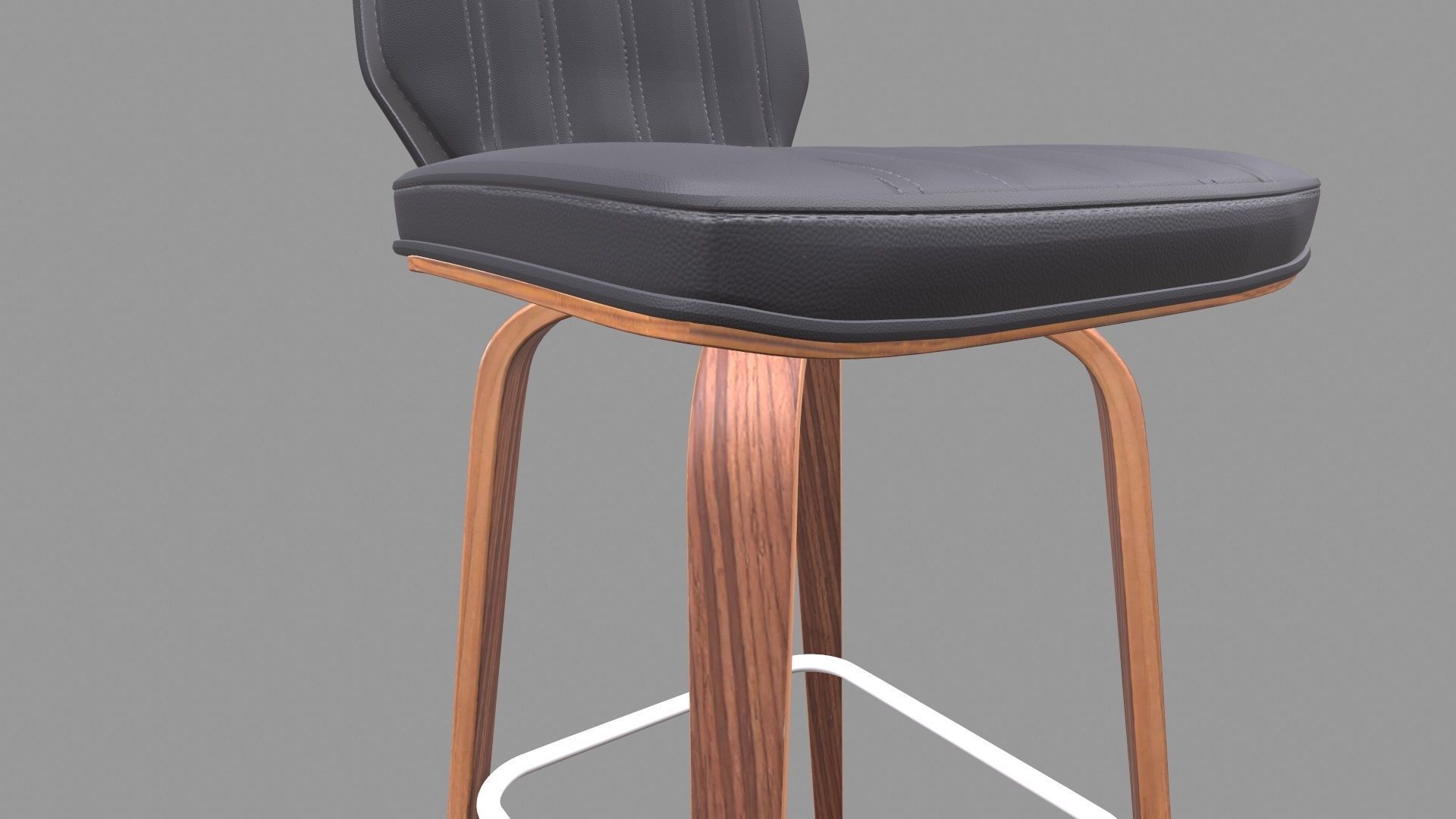 Swivel Bar Stool 3D model_14