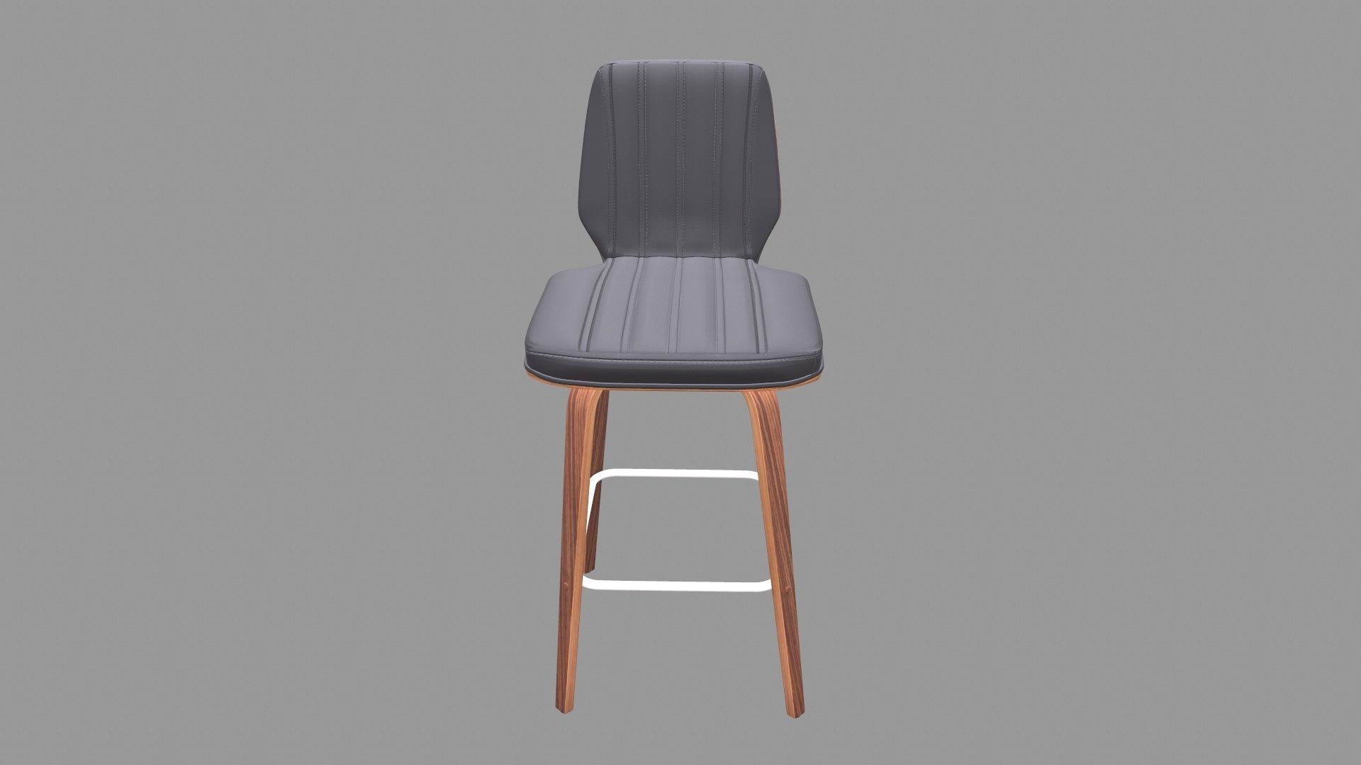 Swivel Bar Stool 3D model_2