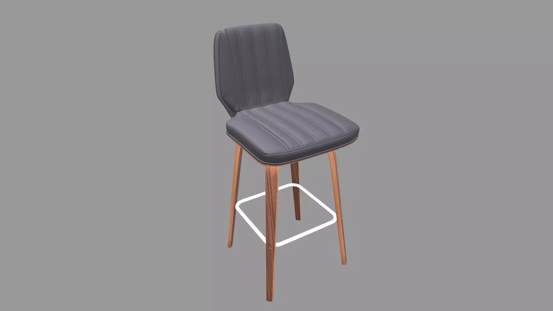 Swivel Bar Stool 3D model_0