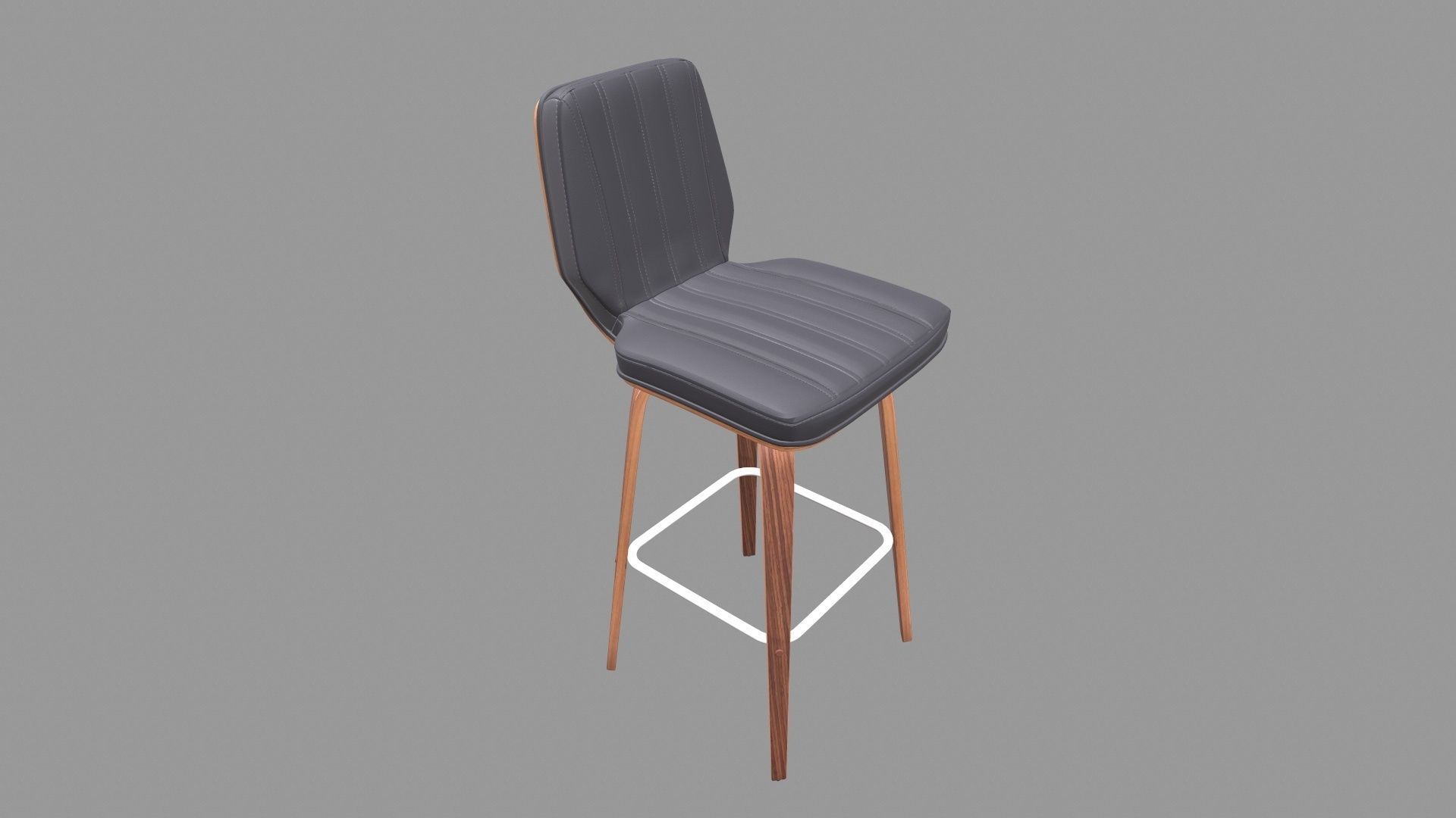 Swivel Bar Stool 3D model_7
