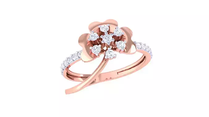 Women Wedding Ring 3dm STL OBJ FBX Renders Details