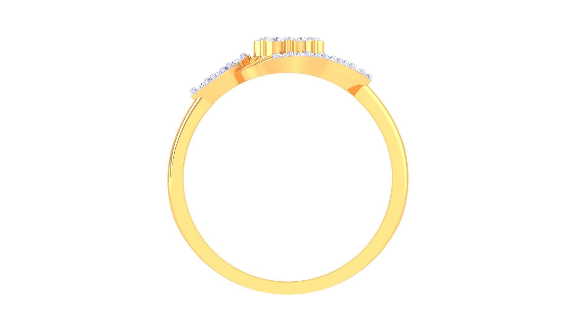 Women Wedding Ring 3dm STL OBJ FBX Renders Details 3D print model_4