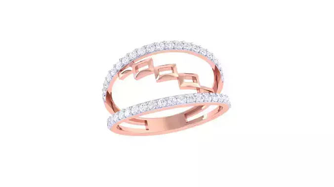 Women Wedding Ring 3dm STL OBJ FBX Renders Details