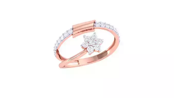 Women Wedding Ring 3dm STL OBJ FBX Renders Details