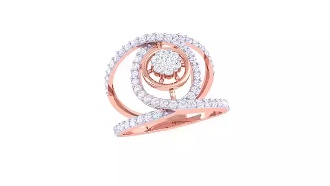 Women Wedding Ring 3dm STL OBJ FBX Renders Details