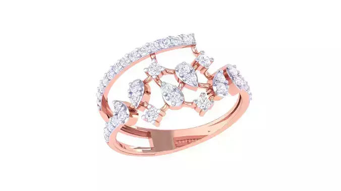 Women Wedding Ring 3dm STL OBJ FBX Renders Details