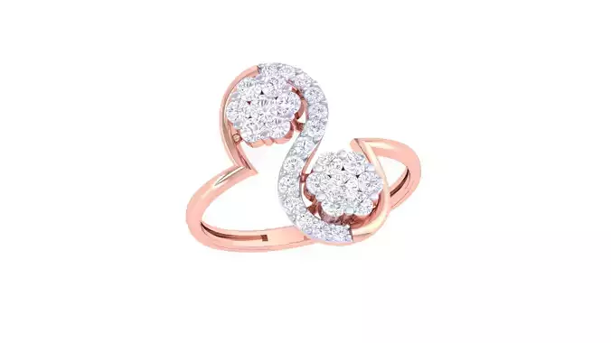 Women Wedding Ring 3dm STL OBJ FBX Renders Details