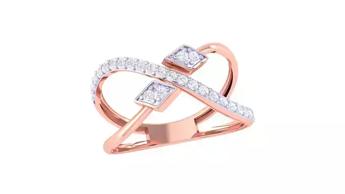 Women Wedding Ring 3dm STL OBJ FBX Renders Details