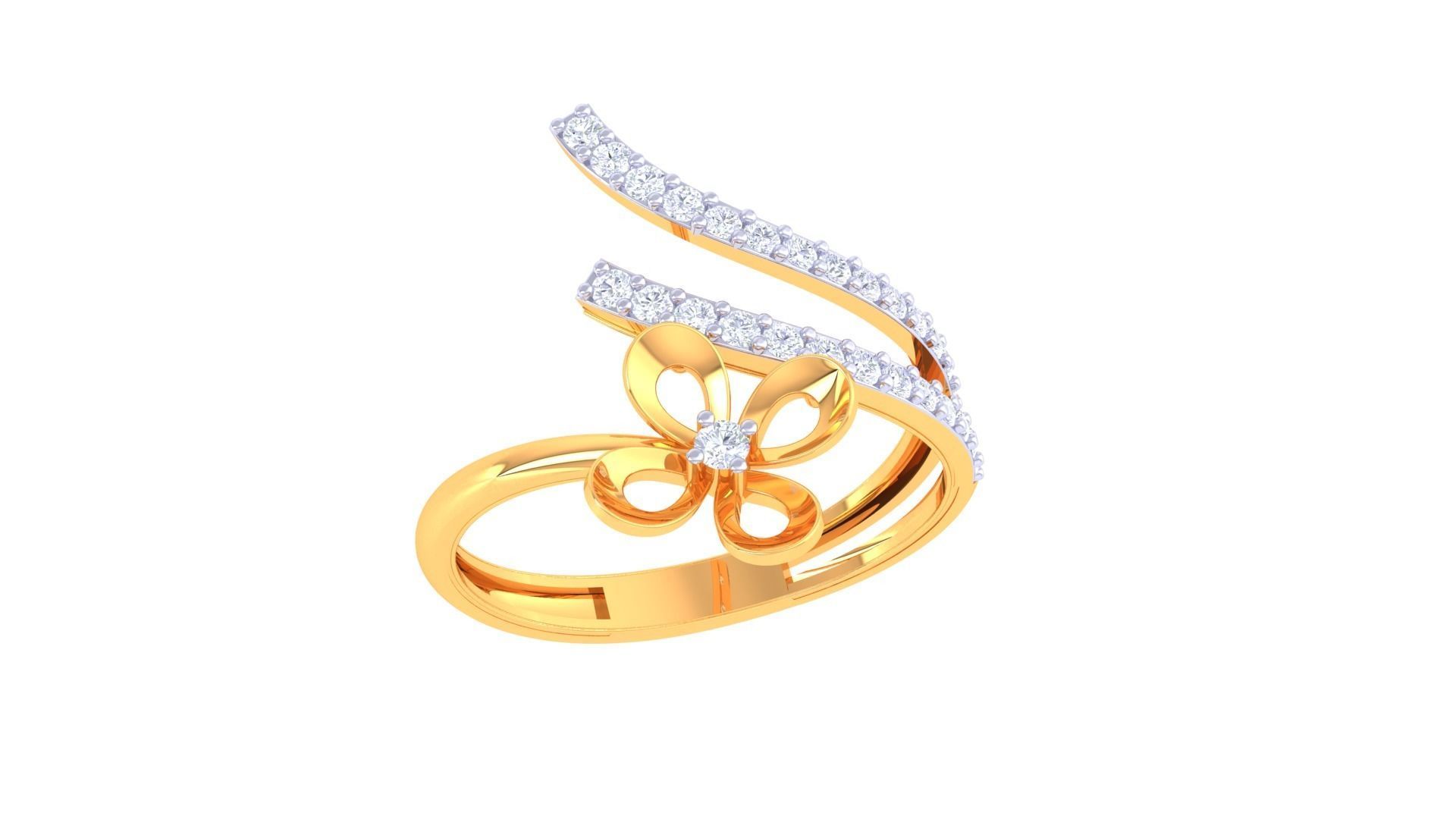 Women Wedding Ring 3dm STL OBJ FBX Renders Details 3D print model_2