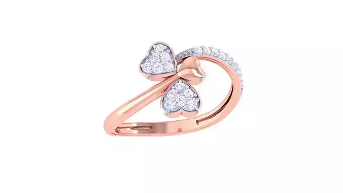 Women Wedding Ring 3dm STL OBJ FBX Renders Details