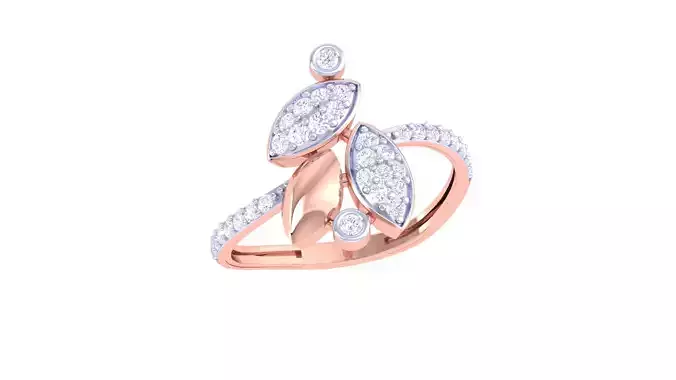 Women Wedding Ring 3dm STL OBJ FBX Renders Details