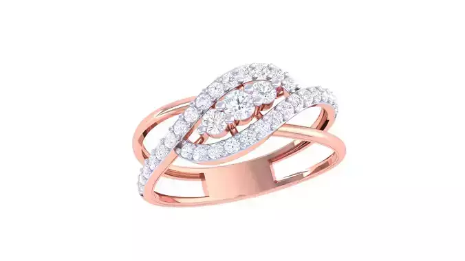 Women Wedding Ring 3dm STL OBJ FBX Renders Details