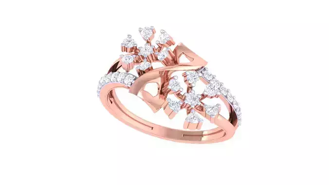 Women Wedding Ring 3dm STL OBJ FBX Renders Details