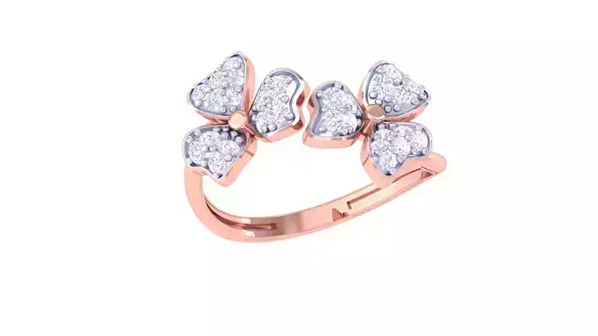 Women Wedding Ring 3dm STL OBJ FBX Renders Details