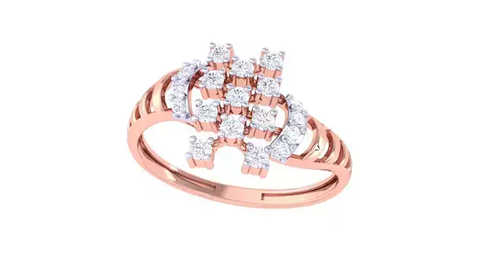 Women Wedding Ring 3dm STL OBJ FBX Renders Details