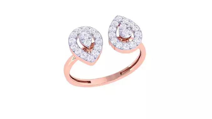 Women Wedding Ring 3dm STL OBJ FBX Renders Details