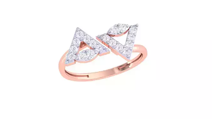 Women Wedding Ring 3dm STL OBJ FBX Renders Details