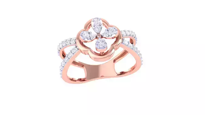 Women Wedding Ring 3dm STL OBJ FBX Renders Details