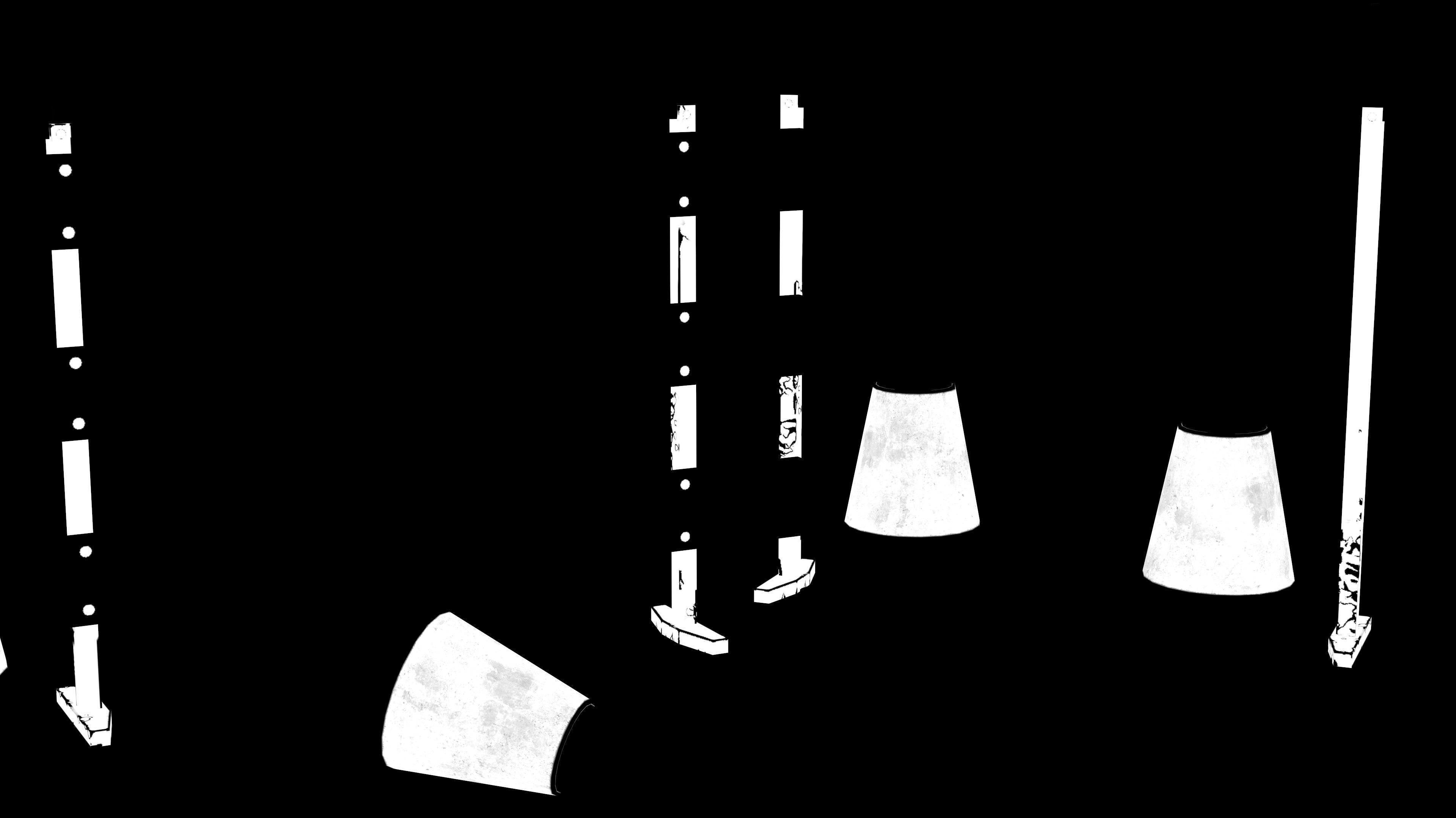 Traffic Barriers - PBR Game Ready Props Low-poly 3D model_7