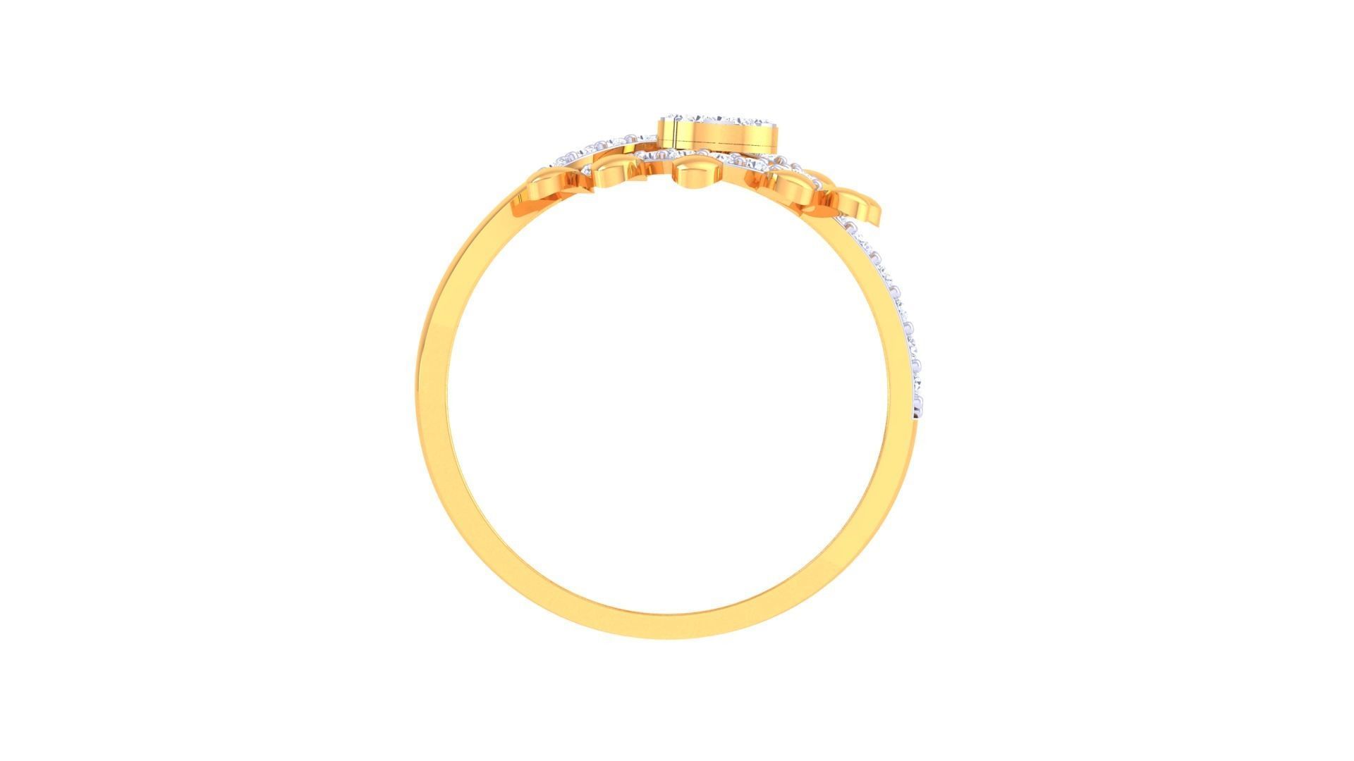 Women Wedding Ring 3dm STL OBJ FBX Renders Details 3D print model_4