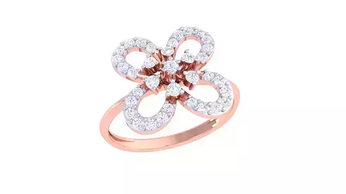 Women Wedding Ring 3dm STL OBJ FBX Renders Details