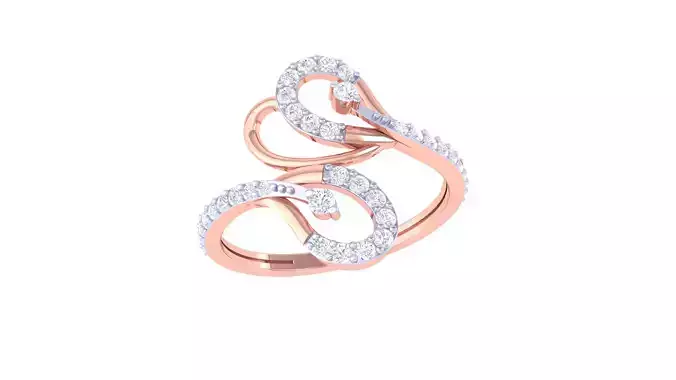 Women Wedding Ring 3dm STL OBJ FBX Renders Details