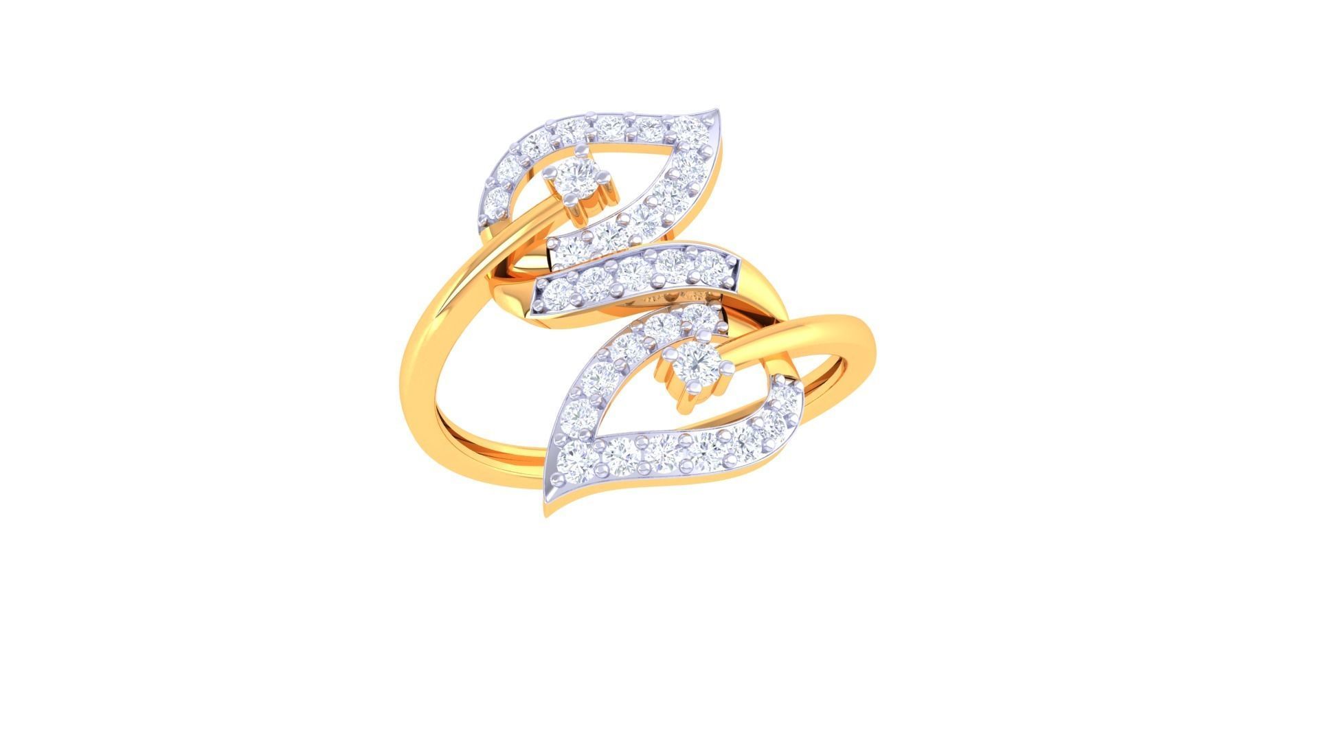 Women Wedding Ring 3dm STL OBJ FBX Renders Details 3D print model_2