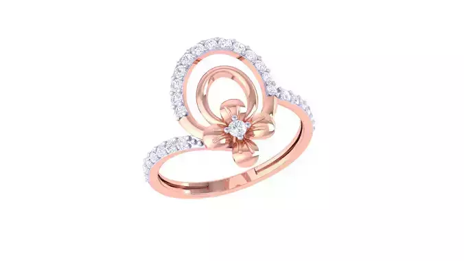 Women Wedding Ring 3dm STL OBJ FBX Renders Details