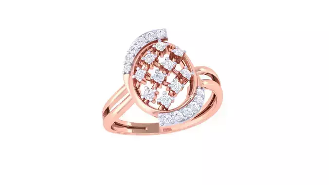 Women Wedding Ring 3dm STL OBJ FBX Renders Details