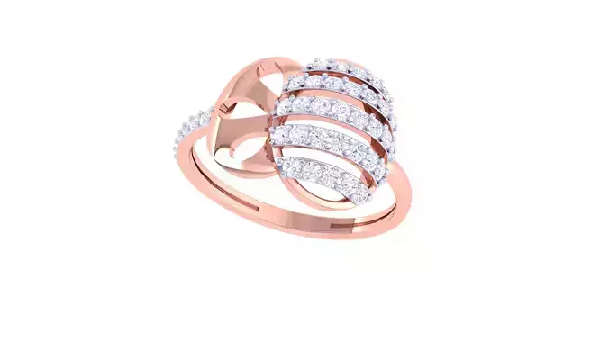 Women Wedding Ring 3dm STL OBJ FBX Renders Details