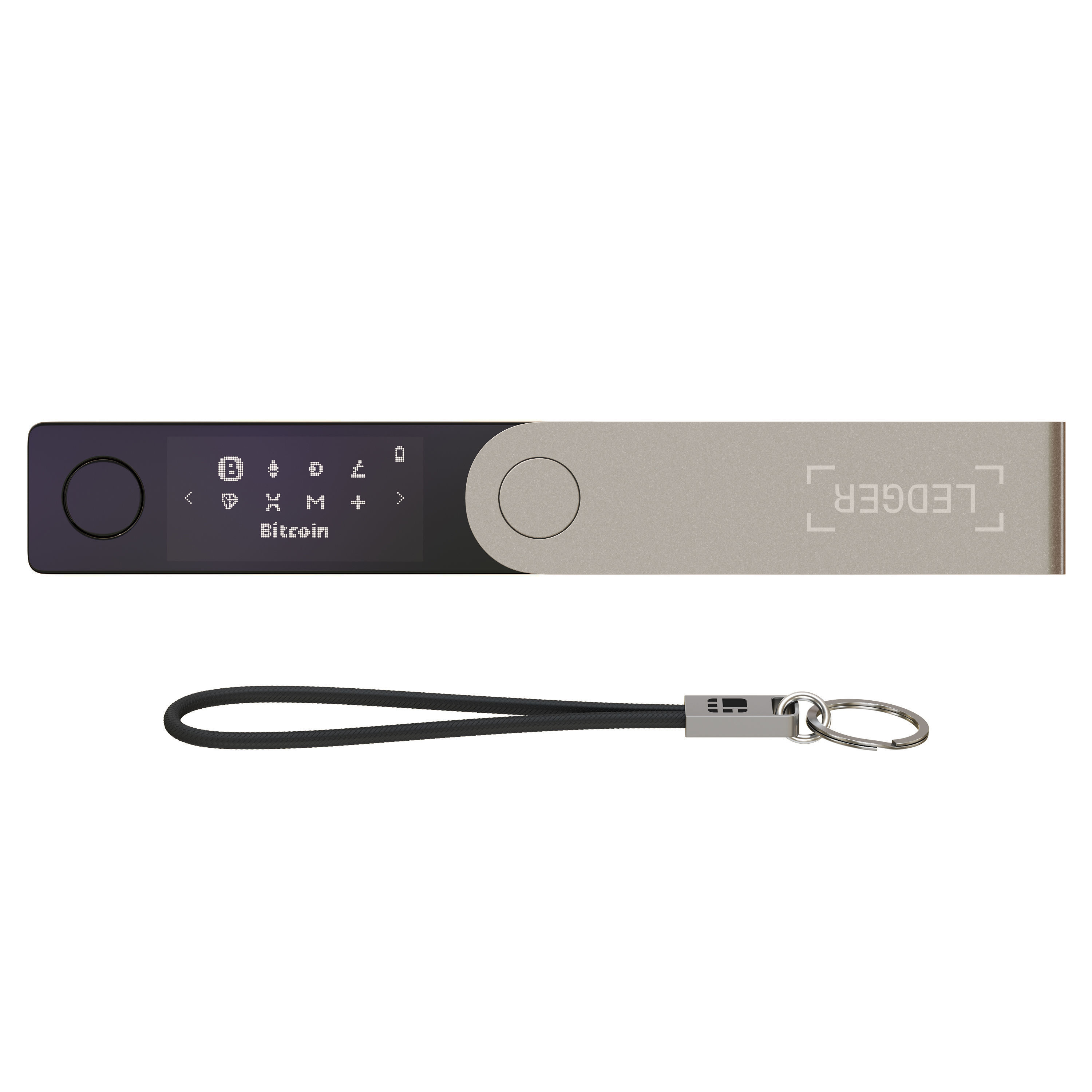 Ledger Nano-X - Crypto wallet Low-poly 3D model_6