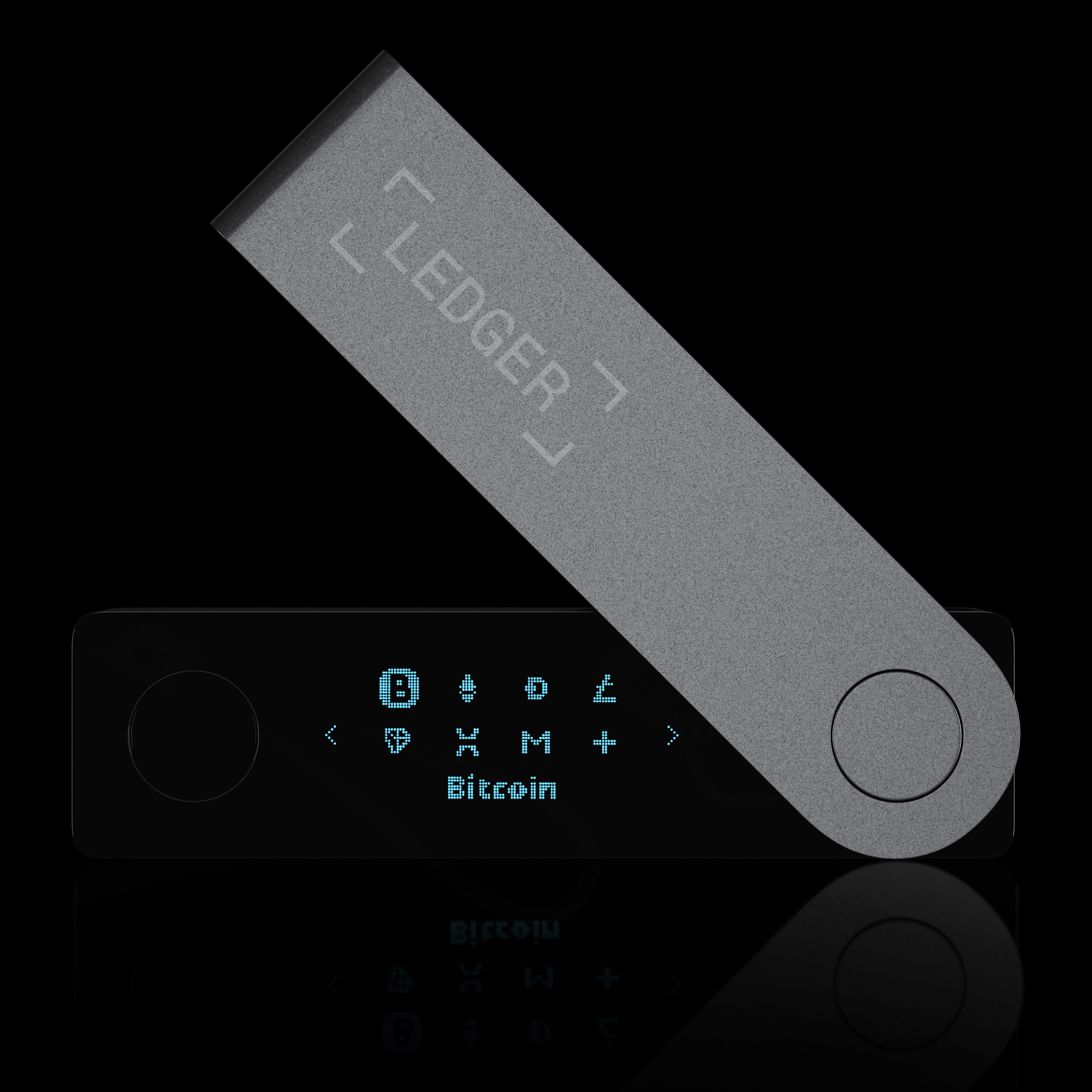 Ledger Nano-X - Crypto wallet Low-poly 3D model_7