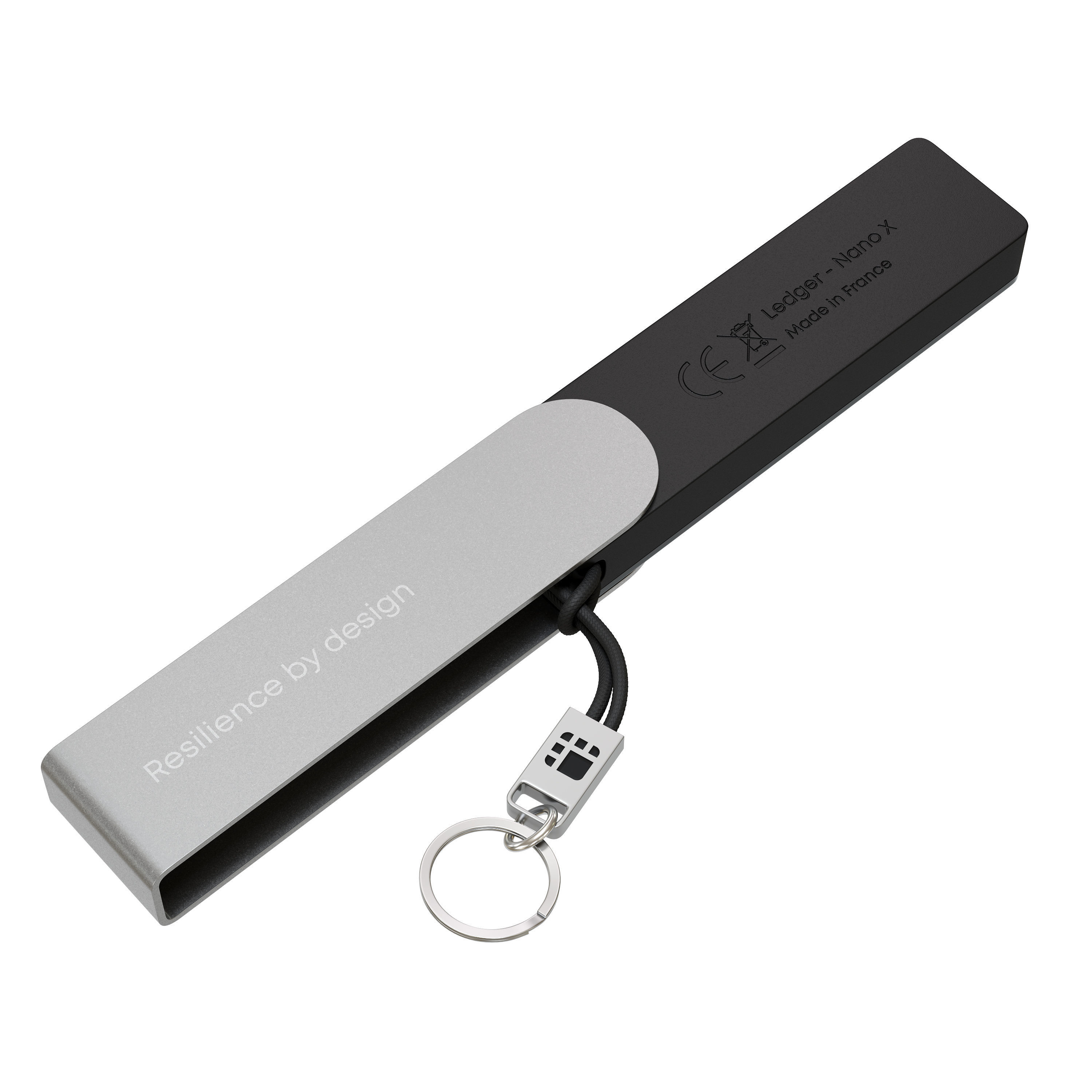 Ledger Nano-X - Crypto wallet Low-poly 3D model_3